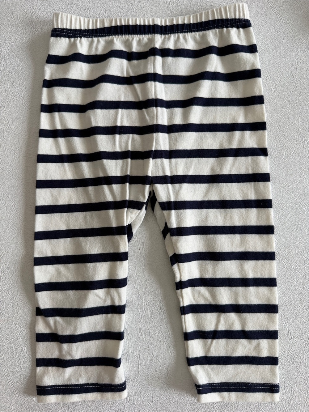 GAP Navy and White Striped Kids Leggings